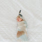 Copper Pearl Knitted Swaddle Blanket Picasso Baby Products Wholesaler