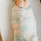 Copper Pearl Knitted Swaddle Blanket Whimsy Baby Products Wholesaler