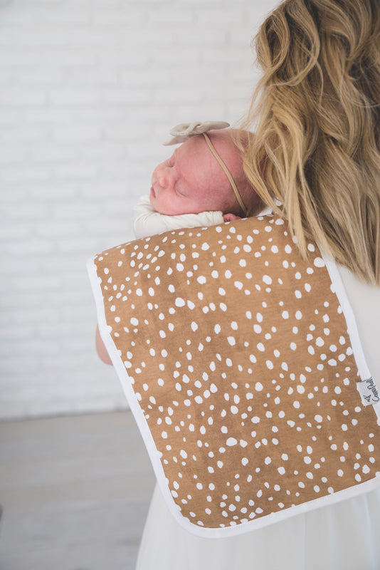 Copper Pearl Premium Burp Cloths Fawn 3Pk Baby Products Wholesaler