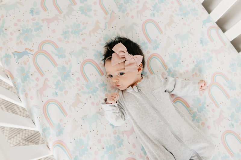 Copper Pearl Premium Elasticised Cot Sheet Whimsy Baby Products Wholesaler