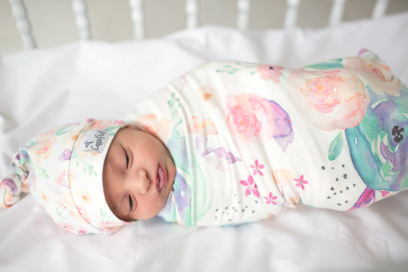 Copper Pearl Top Knot Hat Bloom 0-4m Baby Products Wholesaler