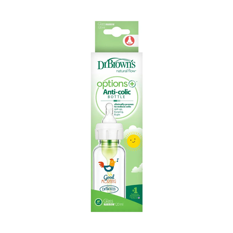 Dr Brown's Options+ Narrow Glass Rooster 120ml Baby Products Wholesaler
