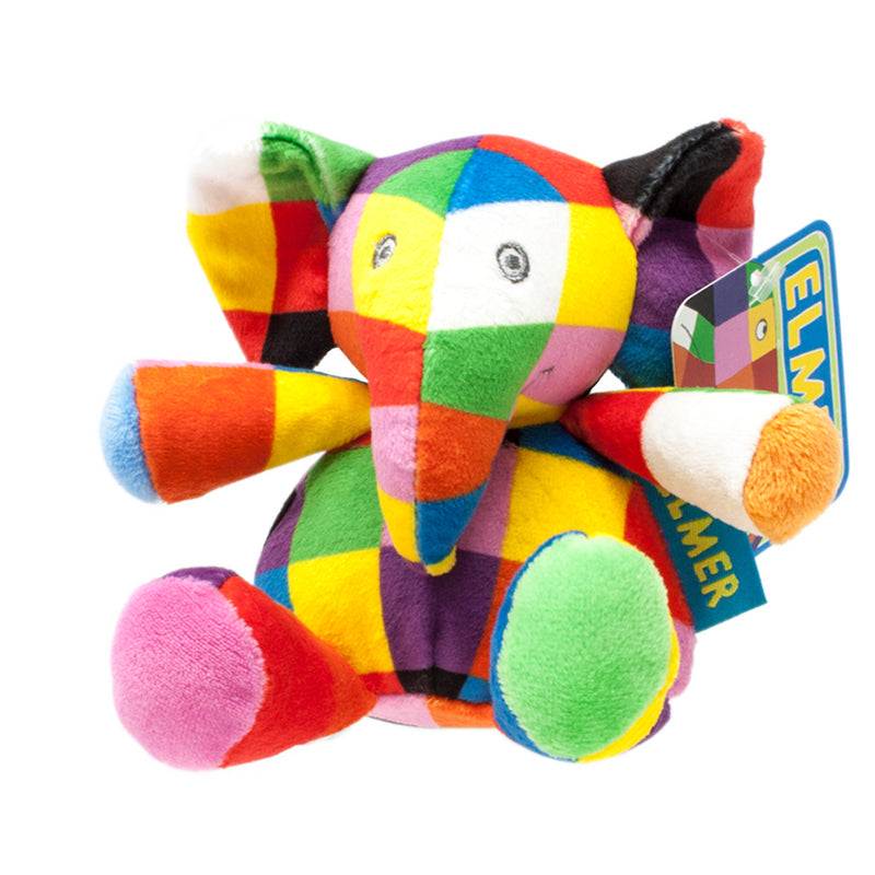 Elmer Plush Bean Rattle 12cm Baby Products Wholesaler