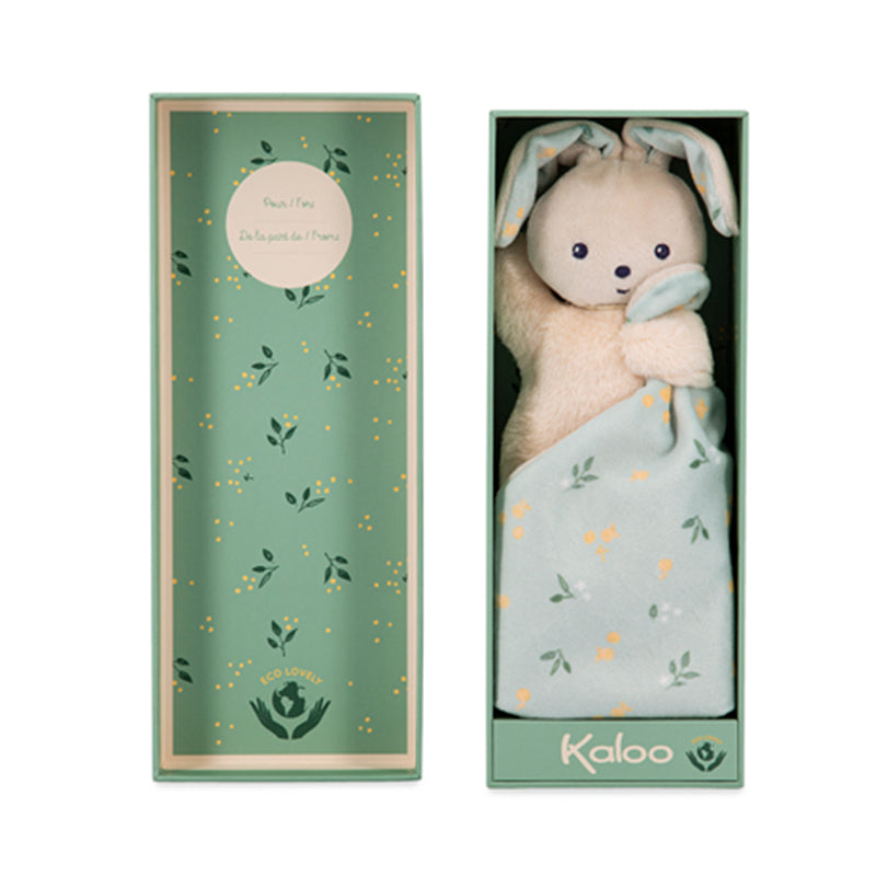 Kaloo Carre Douceur Doudou Rabbit Citrus Bouquet 17cm Baby Products Wholesaler