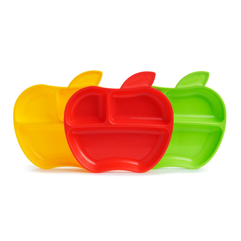 Munchkin Lil Apple Plates 3Pk Baby Products Wholesaler
