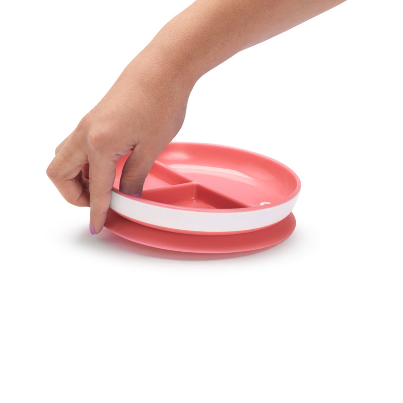 Munchkin Suction Plate Pink 2Pk Baby Products Wholesaler