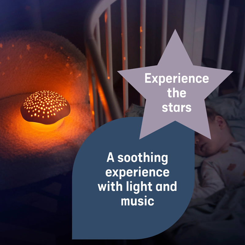 Pabobo by Angelcare Mushroom Musical Stars Projector  - Pink Baby Products Wholesaler