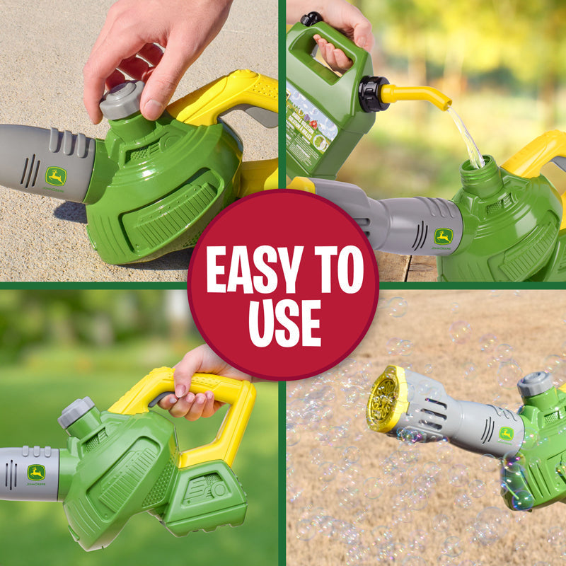 Tomy John Deere Bubble Leaf Blower & Refill Can Baby Products Wholesaler