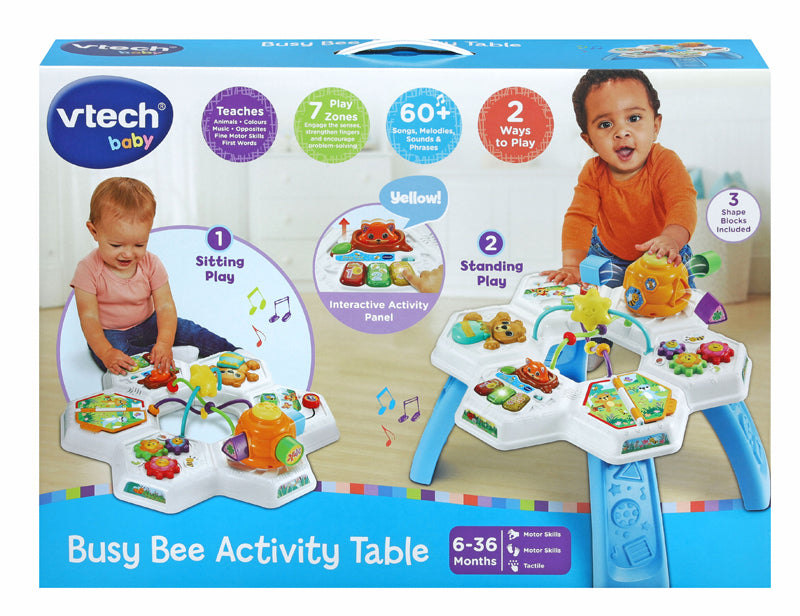 VTech Busy Bee Activity Table Blue Baby Products Wholesaler