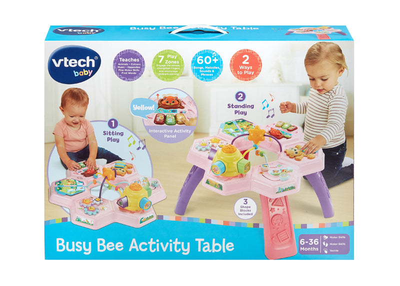 VTech Busy Bee Activity Table Pink Baby Products Wholesaler