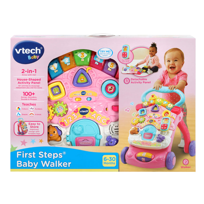 VTech First Steps® Baby Walker Pink Baby Products Wholesaler
