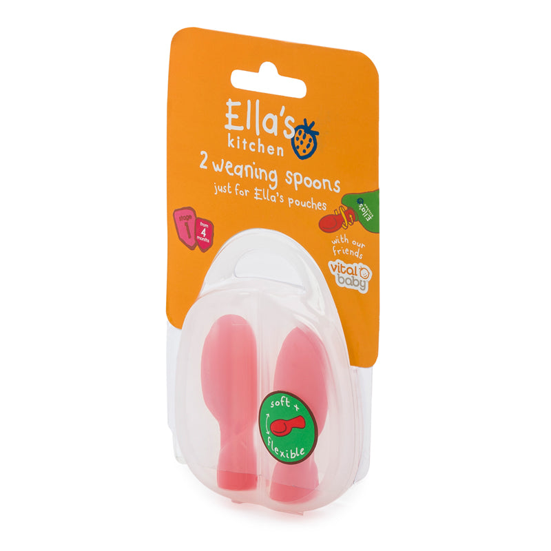 Vital Baby Ella's Kitchen Weaning Spoon Tips 2Pk Baby Products Wholesaler