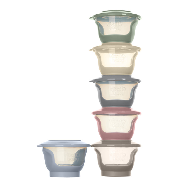 Vital Baby Nourish Store & Wean™ Pots 60ml 6Pk Baby Products Wholesaler