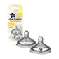 Tommee Tippee Closer to Nature Teat Medium Flow 2Pk Baby Products Wholesaler