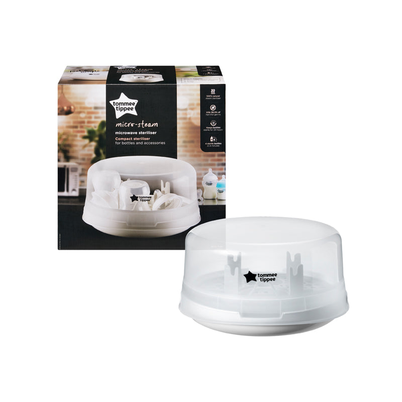 Tommee Tippee Micro-Steam Microwave Steriliser White Baby Products Wholesaler