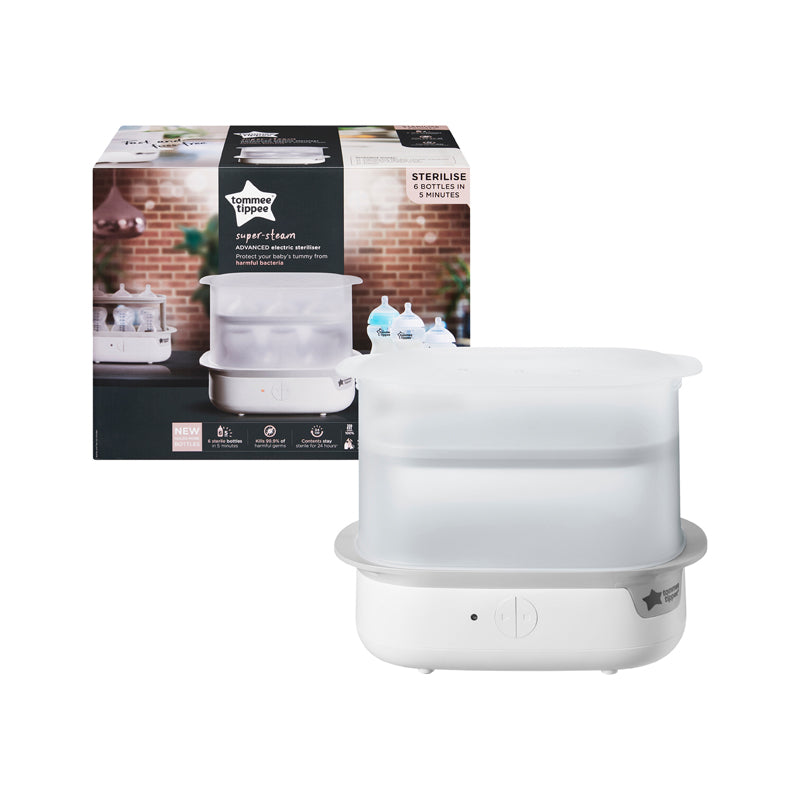 Tommee Tippee Super Steam Steriliser White Baby Products Wholesaler