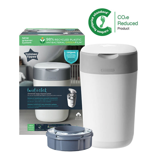 Tommee Tippee Twist & Click Nappy Disposal Tub White Baby Products Wholesaler