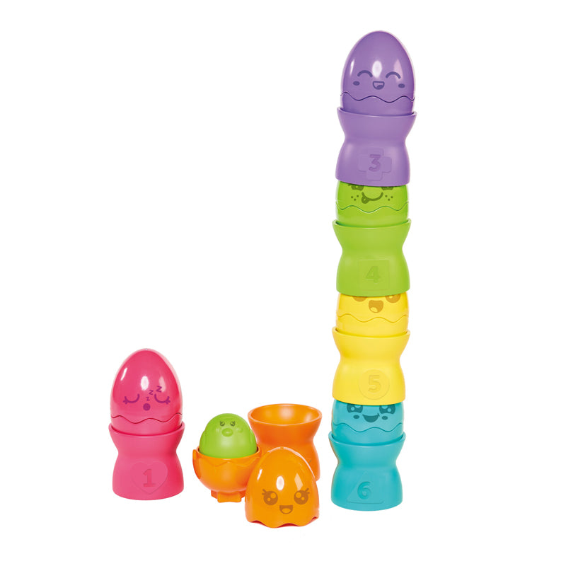 Tomy Toomies Hide & Squeak Egg Stackers Baby Products Wholesaler