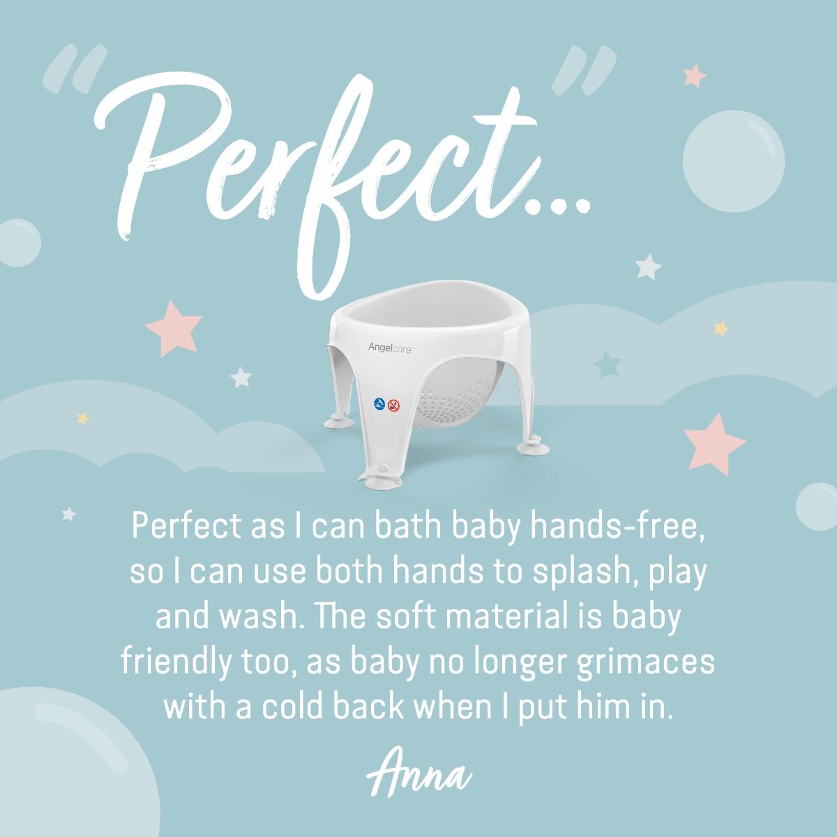 Angelcare Soft-Touch Bath Seat Grey Baby Products Wholesaler