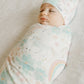 Copper Pearl Knitted Swaddle Blanket Whimsy Baby Products Wholesaler