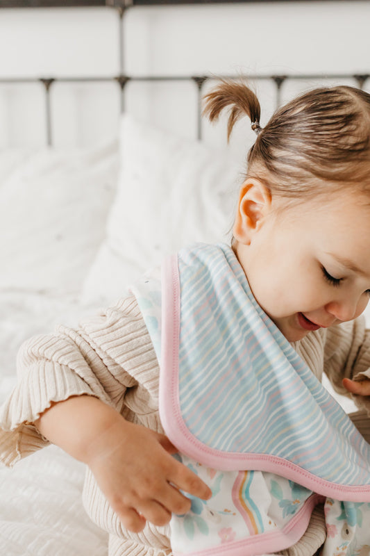 Copper Pearl Lovey 3 Layer Comfort Blanket Whimsy 2Pk Baby Products Wholesaler