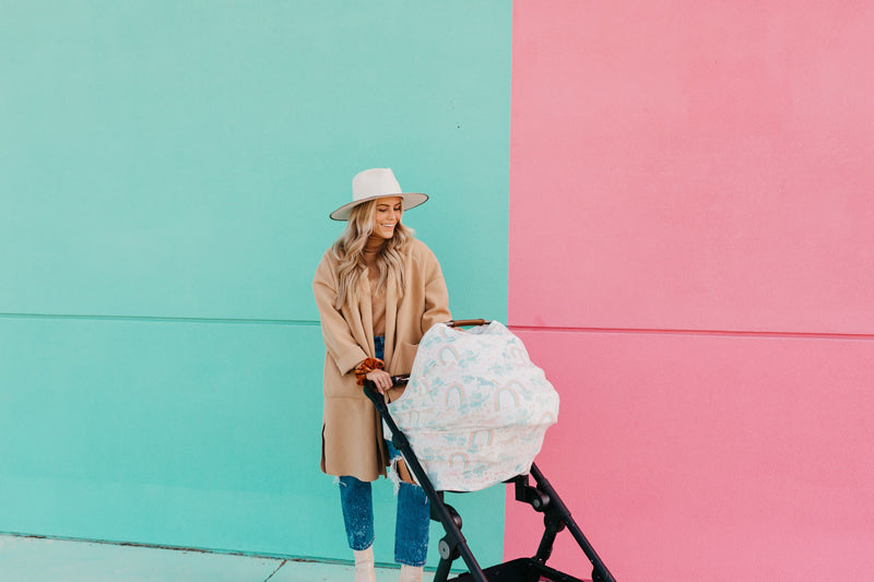 Copper Pearl Nursing & Car Seat Cover Whimsy Baby Products Wholesaler