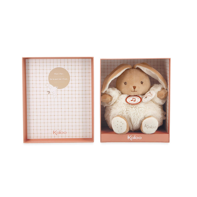 Kaloo Intemporel Chubby Rabbit Cream Musical 17cm Baby Products Wholesaler