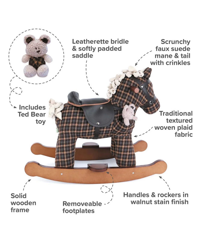 Little Bird Told Me Rufus & Ted Rocking Horse Baby Products Wholesaler