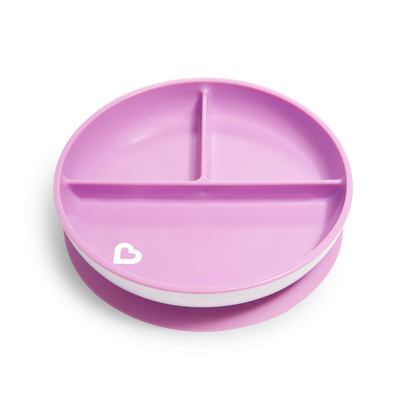 Munchkin Suction Plate Pink 2Pk Baby Products Wholesaler