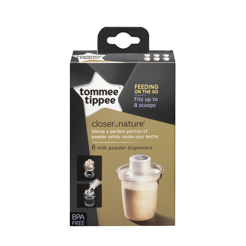 Tommee Tippee Closer to Nature Milk Powder Dispensers 6Pk Baby Products Wholesaler