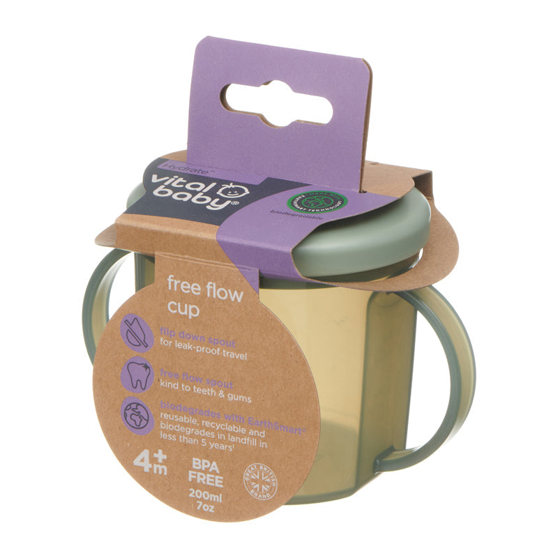 Vital Baby Hydrate Free Flow Cup Moss Baby Products Wholesaler