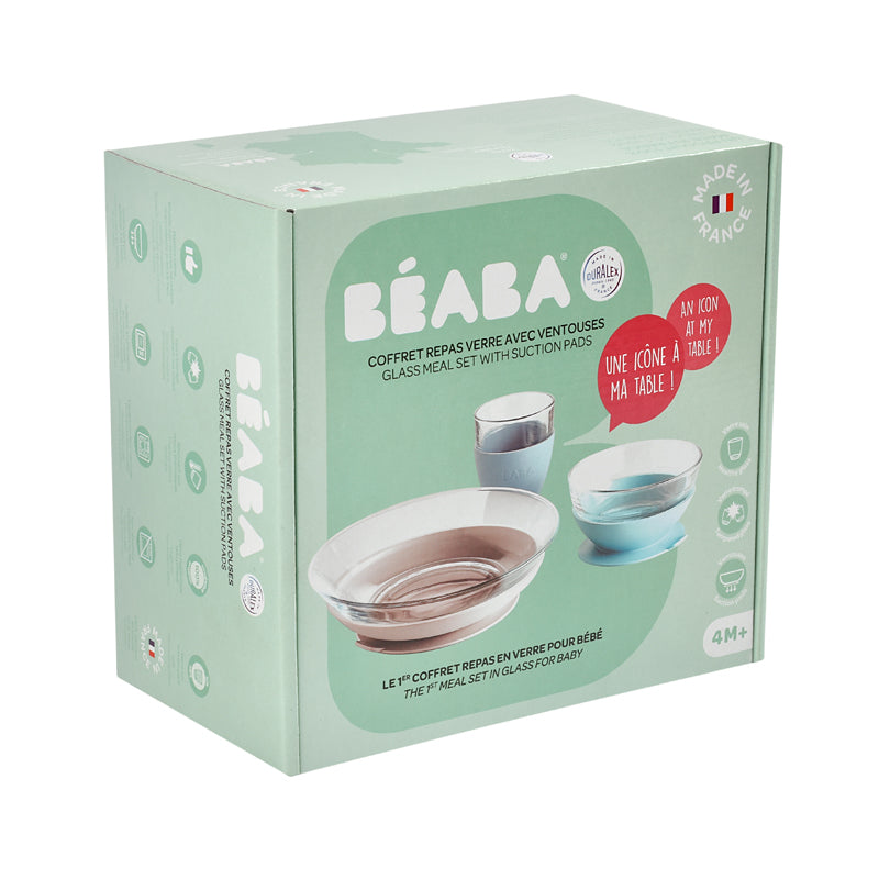 Béaba Glass Meal 3pcs Set Jungle Baby Products Wholesaler