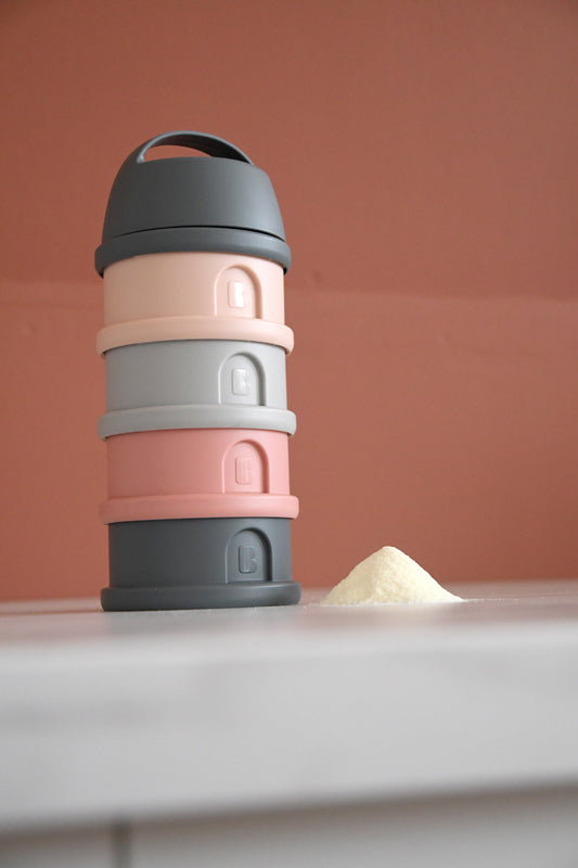 Béaba Snack Storage Stacked Formula Milk Container Pink Baby Products Wholesaler