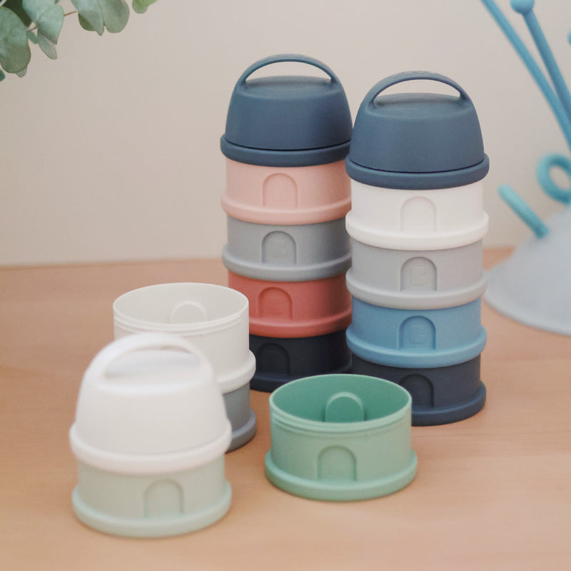 Béaba Snack Storage Stacked Formula Milk Container Grey Baby Products Wholesaler