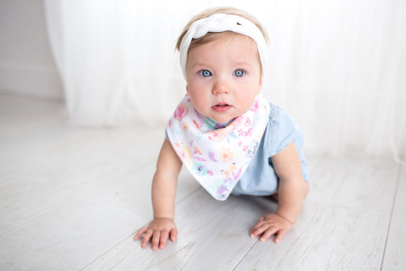 Copper Pearl Bibs Bloom 4Pk Baby Products Wholesaler