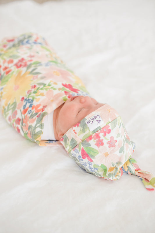 Copper Pearl Knitted Swaddle Blanket Lark Baby Products Wholesaler