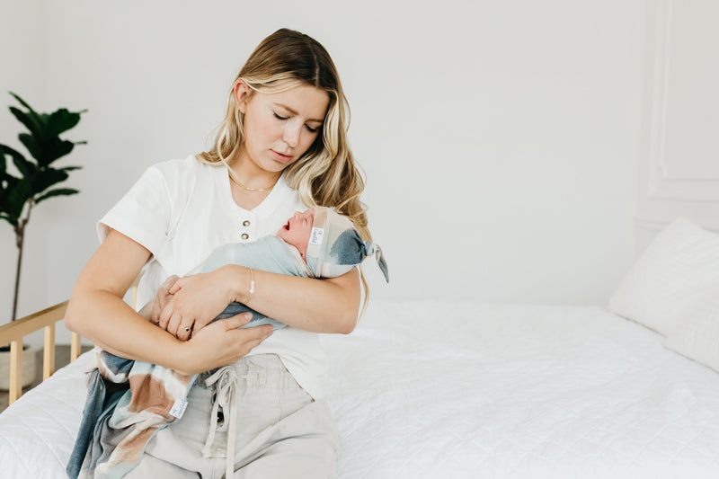 Copper Pearl Knitted Swaddle Blanket Picasso Baby Products Wholesaler