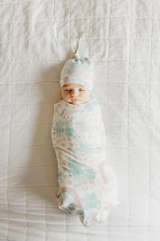 Copper Pearl Top Knot Hat Whimsy 0-4m Baby Products Wholesaler
