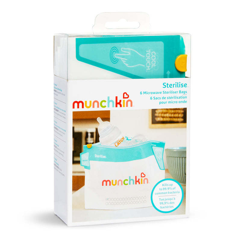 Munchkin Microwave Steriliser Bags 6Pk Baby Products Wholesaler