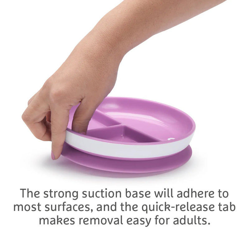 Munchkin Suction Plate Pink 2Pk Baby Products Wholesaler