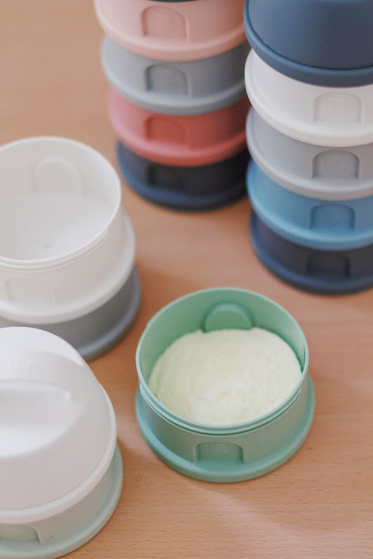 Béaba Snack Storage Stacked Formula Milk Container Blue Baby Products Wholesaler