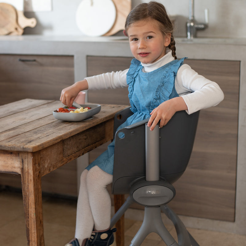 Béaba Up & Down Evolutive Highchair Dark Grey Baby Products Wholesaler