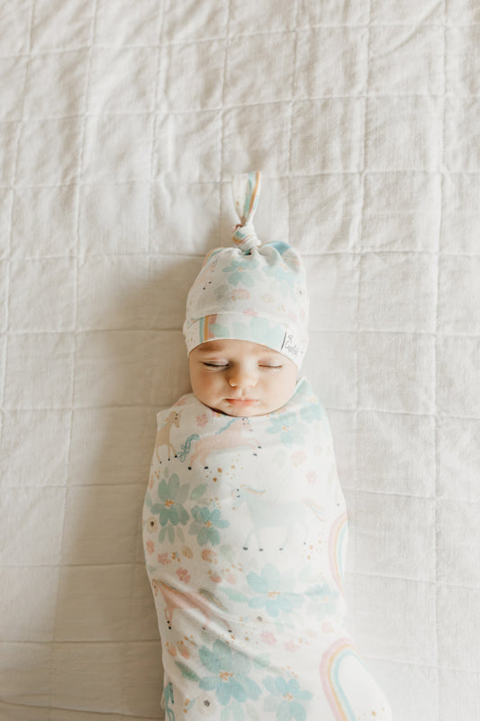 Copper Pearl Top Knot Hat Whimsy 0-4m Baby Products Wholesaler