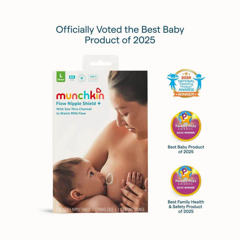 Munchkin Flow Nipple Shield 20mm + Kit Baby Products Wholesaler