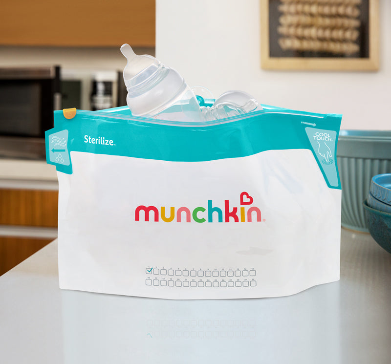 Munchkin Microwave Steriliser Bags 6Pk Baby Products Wholesaler