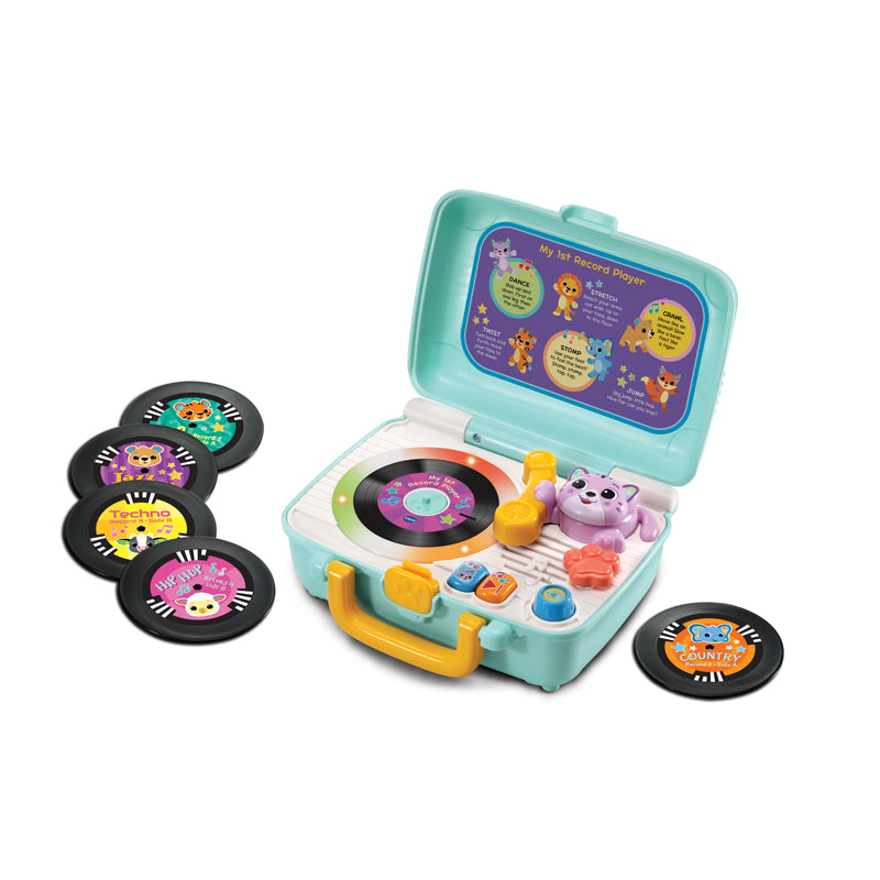 Baby Musical Record Player Toy Interactive Turntable Songs Lights Learning Fun Baby Products Wholesaler