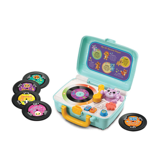 Baby Musical Record Player Toy Interactive Turntable Songs Lights Learning Fun Baby Products Wholesaler