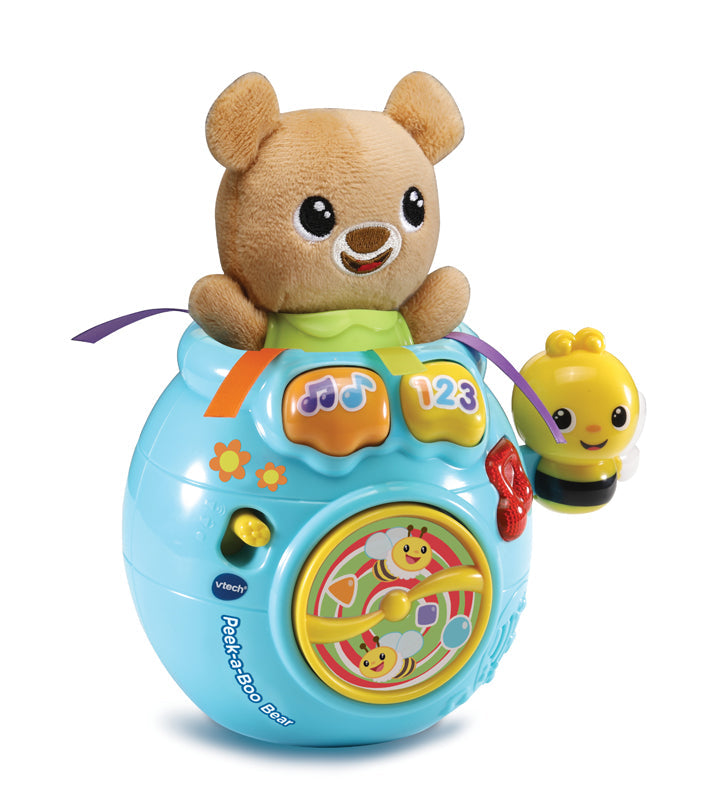 VTech Peekaboo Bear Baby Interactive Musical Toy Sensory Songs Plush Gift KidsGo Baby Products Wholesaler