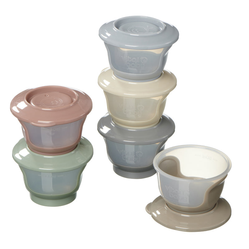 Vital Baby Nourish Store & Wean™ Pots 60ml 6Pk Baby Products Wholesaler