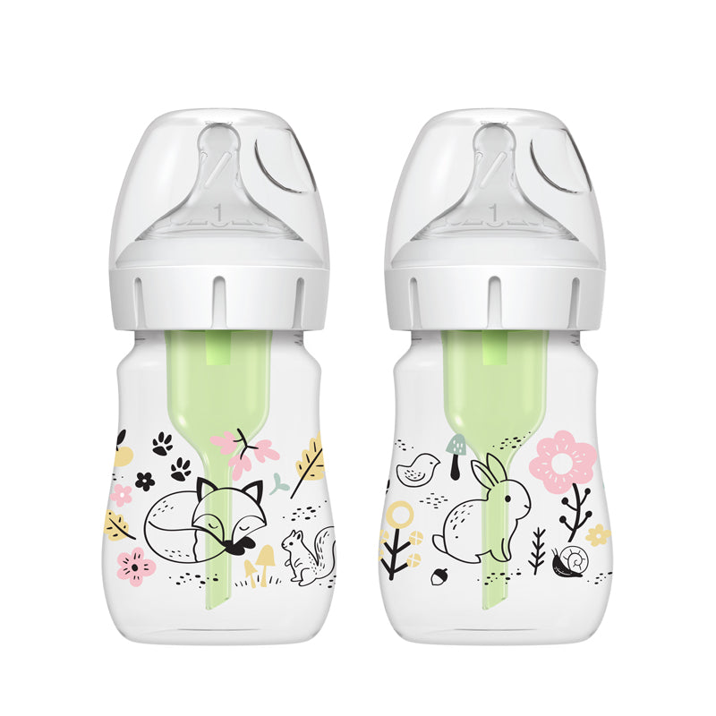 Dr Brown's Options+ Bottle Design Woodland 150ml 2Pk Baby Products Wholesaler